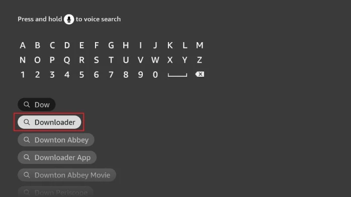 Télécharger Downloader sur FireStick