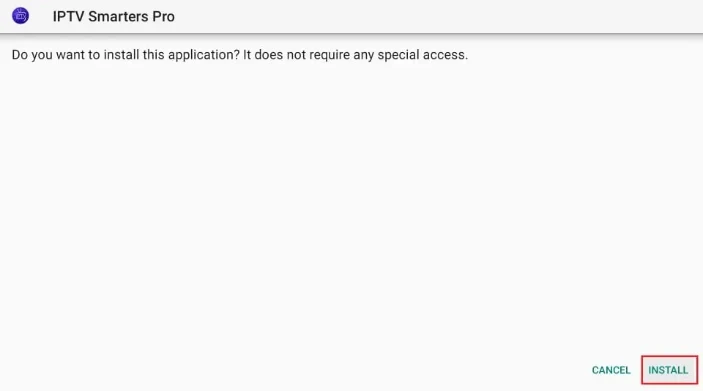 Installer IPTV Smarters Pro APK