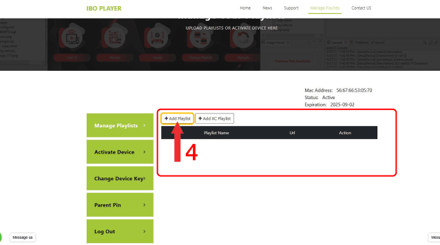 IBO Player Xtream Codes hinzufügen