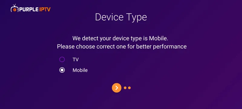 Geräteoption auswählen